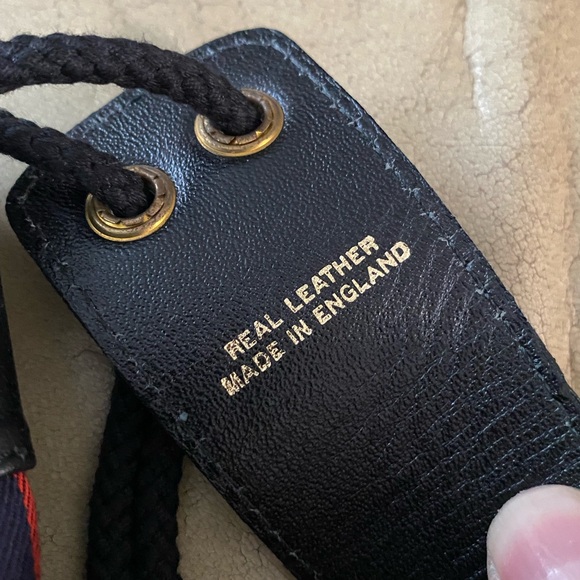 Vintage Burberry Bag COA Nova Check Drawstring Bucket Backpack Navy - Picture 15 of 15